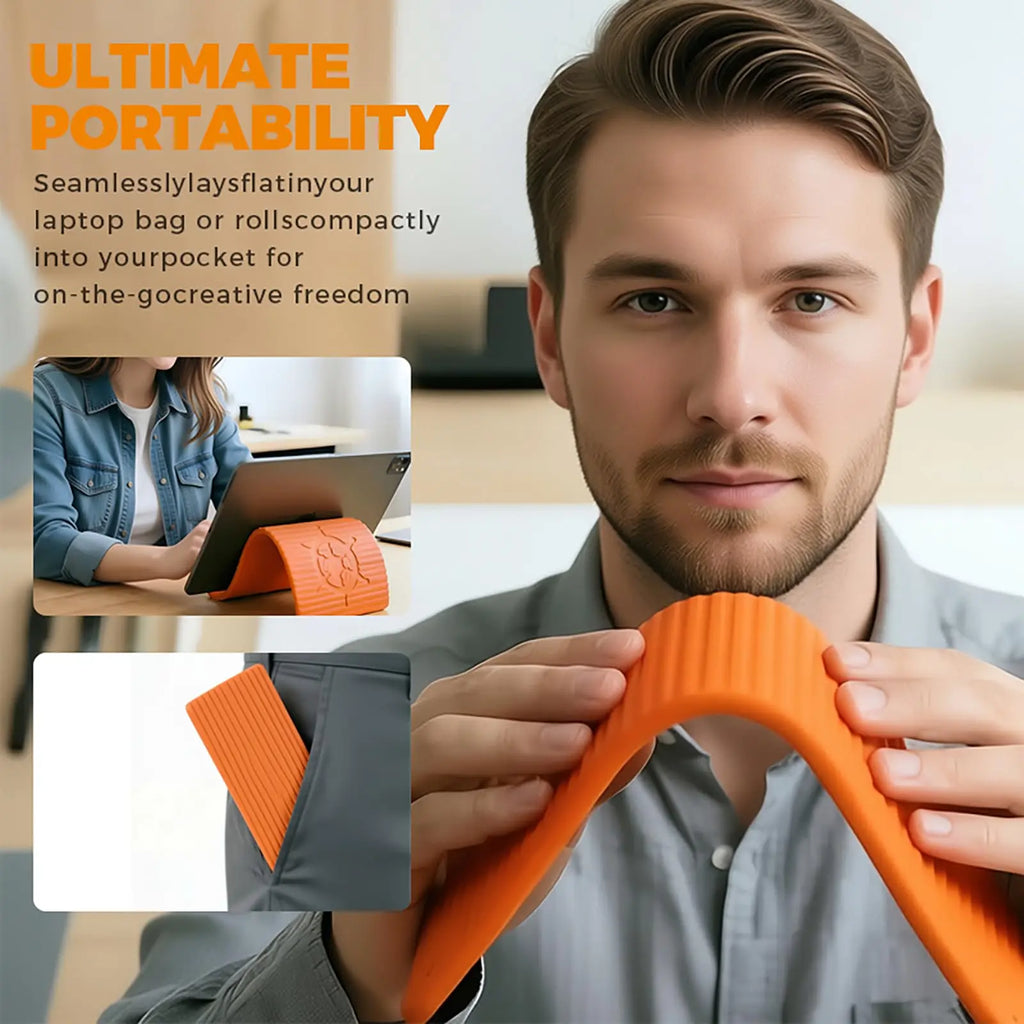 Foldable Silicone Phone & Tablet Stand – Anchor Pattern Phone Tablet Stand HIP