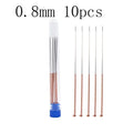 10-Pc 3D Printer Nozzle Cleaning Needle Kit 0.2–1.0mm Nozzle Cleaning Kit HIP 0.8mm 10pcs No plug