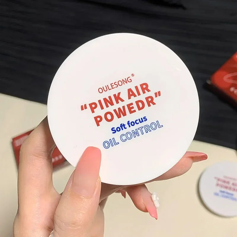 Pressed Powder Transparent White Brighten Oil Control Concealer Lasting Natural Face Makeup Setting Powder Waterproof Cosmetic HIP