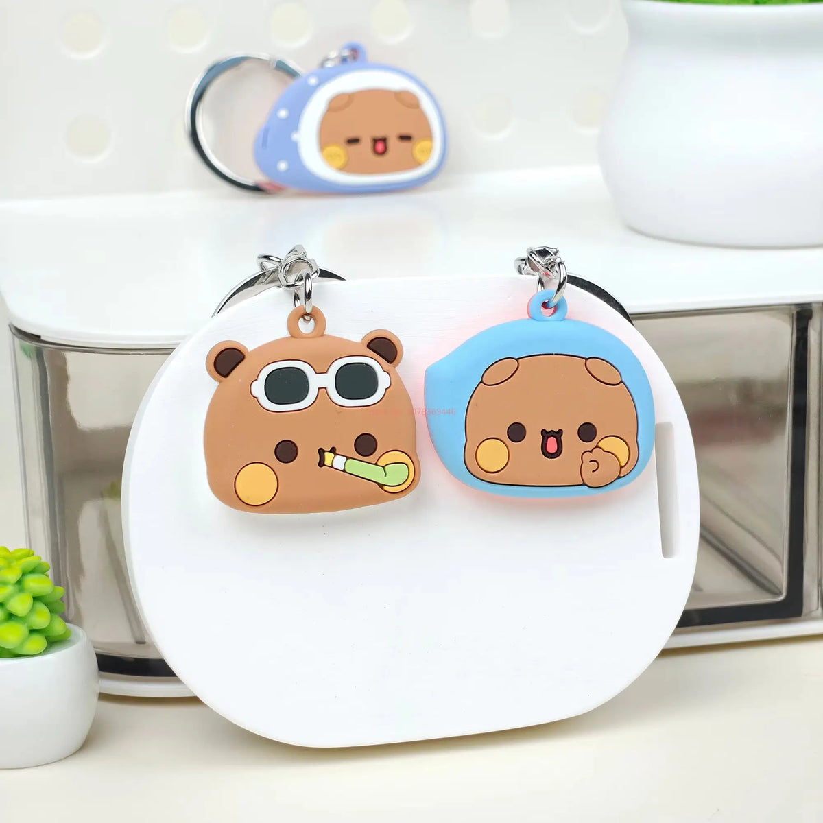 Panda Bubu & Yier Keychain – Cute Backpack Pendant Gift Character Keychain HIP