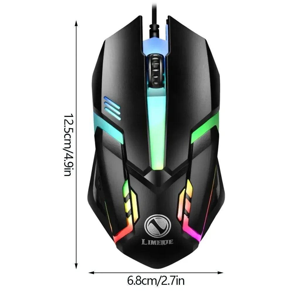 KEBIDUMEI RGB USB Wired Gaming Mouse – Ergonomic Optical Wired Gaming Mouse HIP