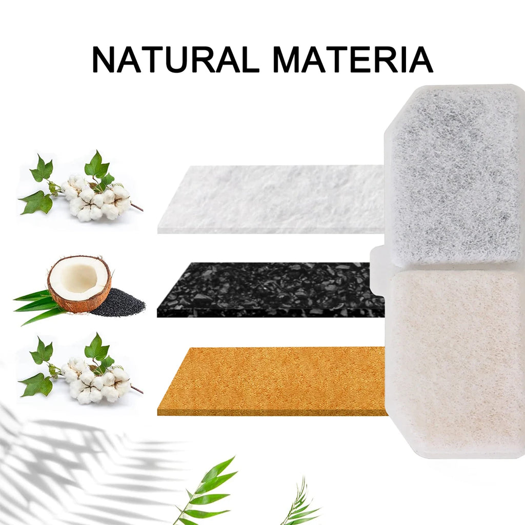 Replacement Carbon Filters for Pet Auto Drinking Feeder, 10/20/30pcs Pet Water Fountain Filter, Premium Pet Feeding Accessories HIP