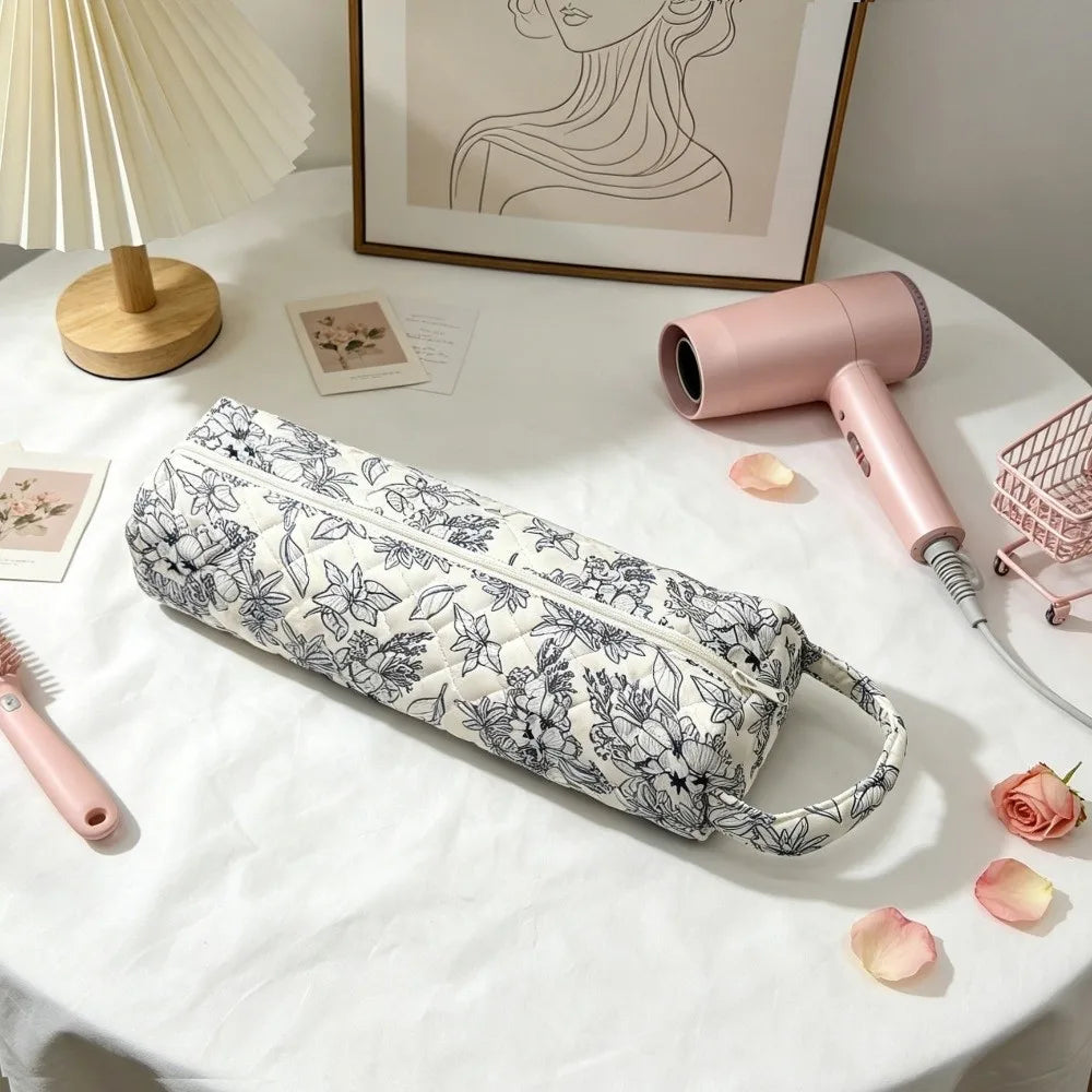 Quilted Hair Dryer Storage Bag – Dustproof, Large Capacity Hair Tool Storage Bag HIP Style 6