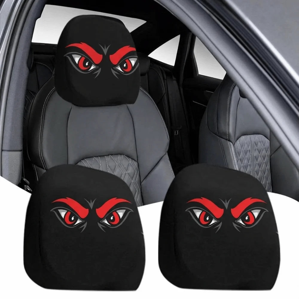 2-Pack Cartoon Car Headrest Covers – Breathable & Elastic Car Headrest Cover HIP
