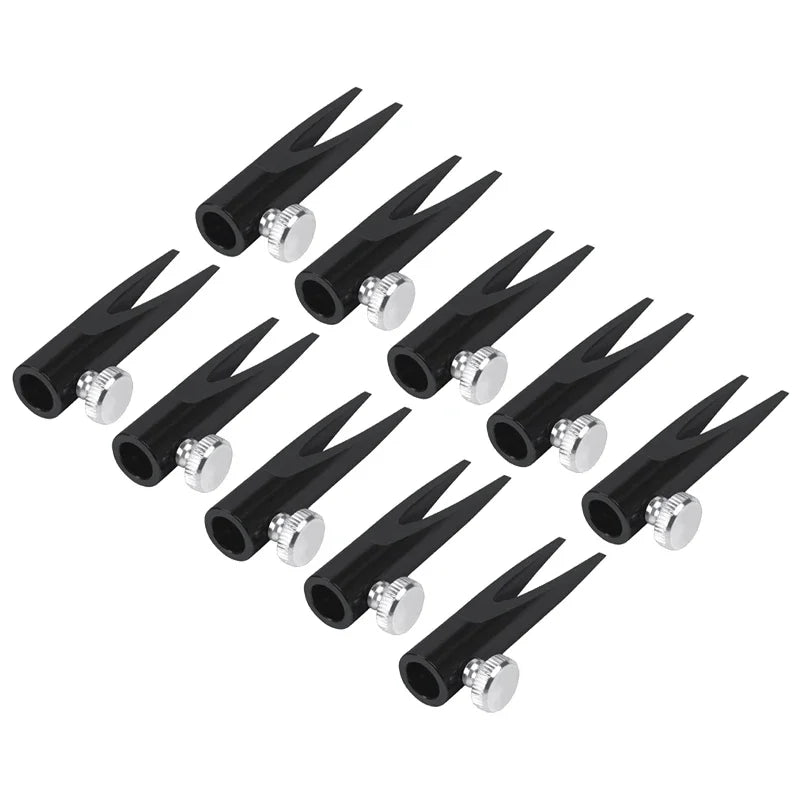 Microblading Eyebrow Pen Sharpening Tool Aluminum Alloy Eyebrow Pencil Sharper Makeup Tool Kits for Beginner Fixing Eyebrow Pen HIP 10PCS Black