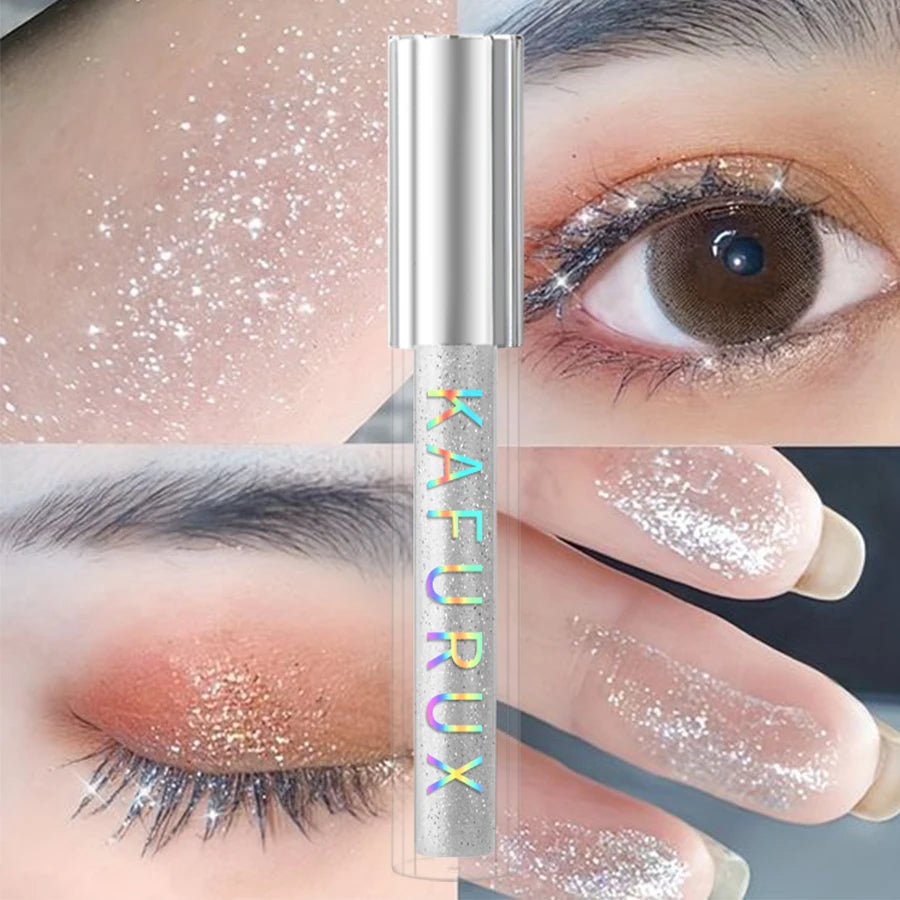 1PC Diamond Mascara Shining Sweet Proof Glitter Eyelashes Quick Dry Lasting Curling Thick Mascara Shimmer Makeup Eye Cosmetics HIP