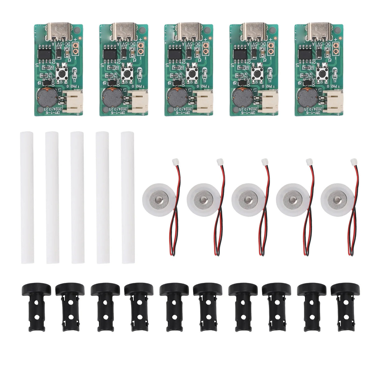 5pcs Humidifier Module USB Atomization Plate Circuit Board for DIY Incubation Experimental Equipment Spray Module Circuit Board HIP