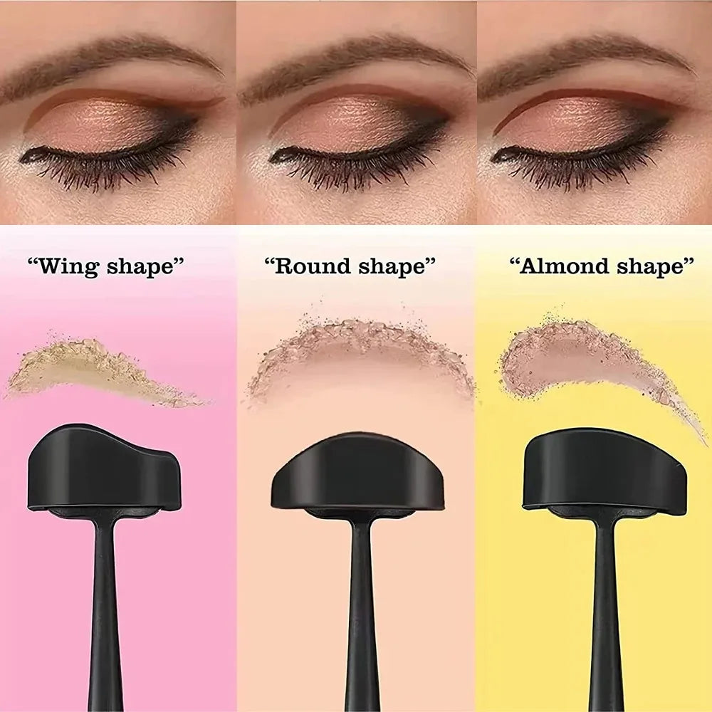 6-in-1 Eye Makeup Stamp Kit - Winged Eyeliner Stamp with 6 Replaceable Heads and Drying Stand, Quick-Symmetry Stencil Tool for P HIP