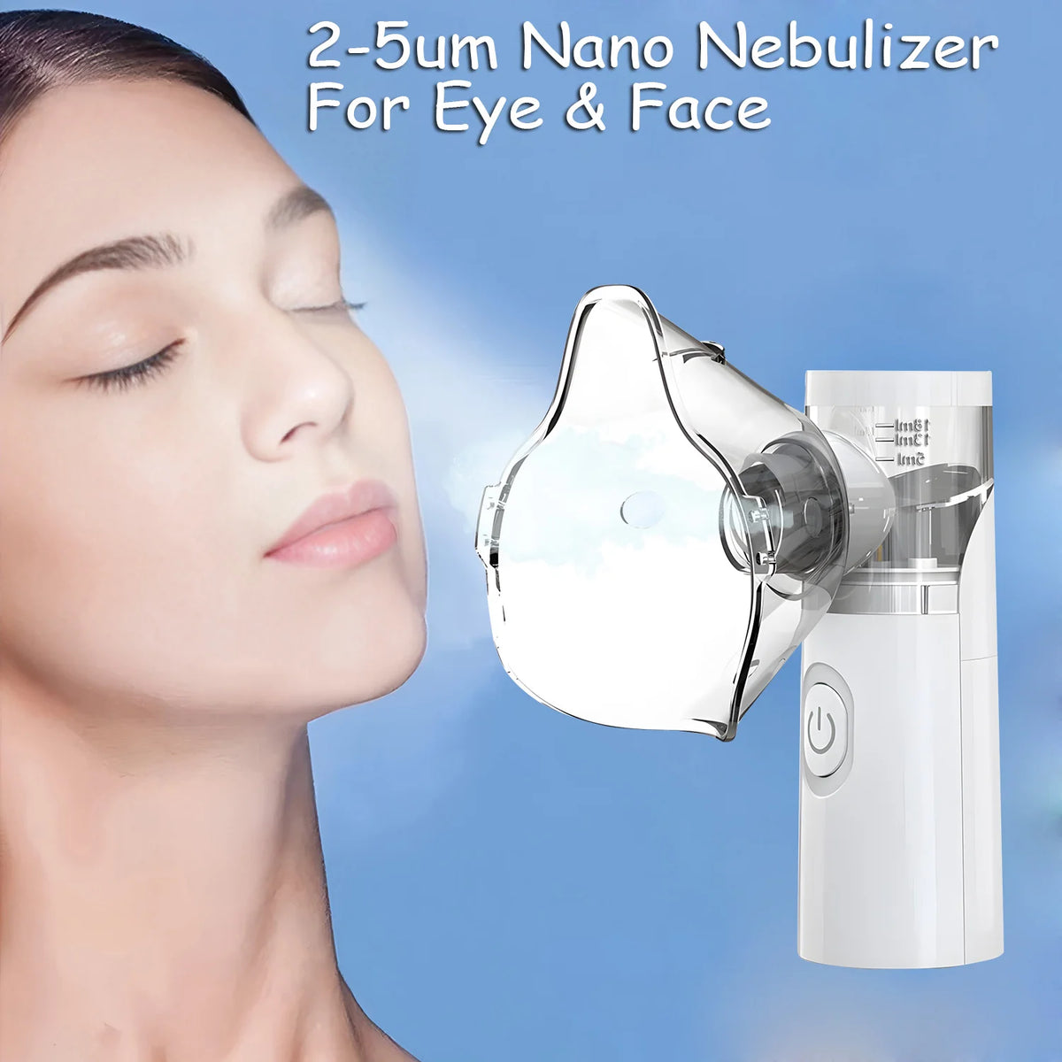 Portable Mesh Facial Steamer – Hydrating Face Mist Sprayer Facial Mist Steamer HIP