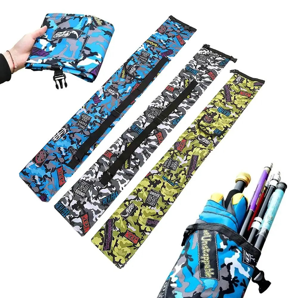 Waterproof Foldable Fishing Rod & Tackle Storage Bag Fishing Rod Bag HIP