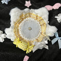 Lace Badge Holder – Cat Ear Flower Wings Itabag Decor Badge Display Base HIP Orange