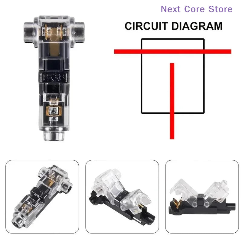 10-Pack T-Tap Wire Connectors – Quick Solderless Splice Wire Splice Connector HIP