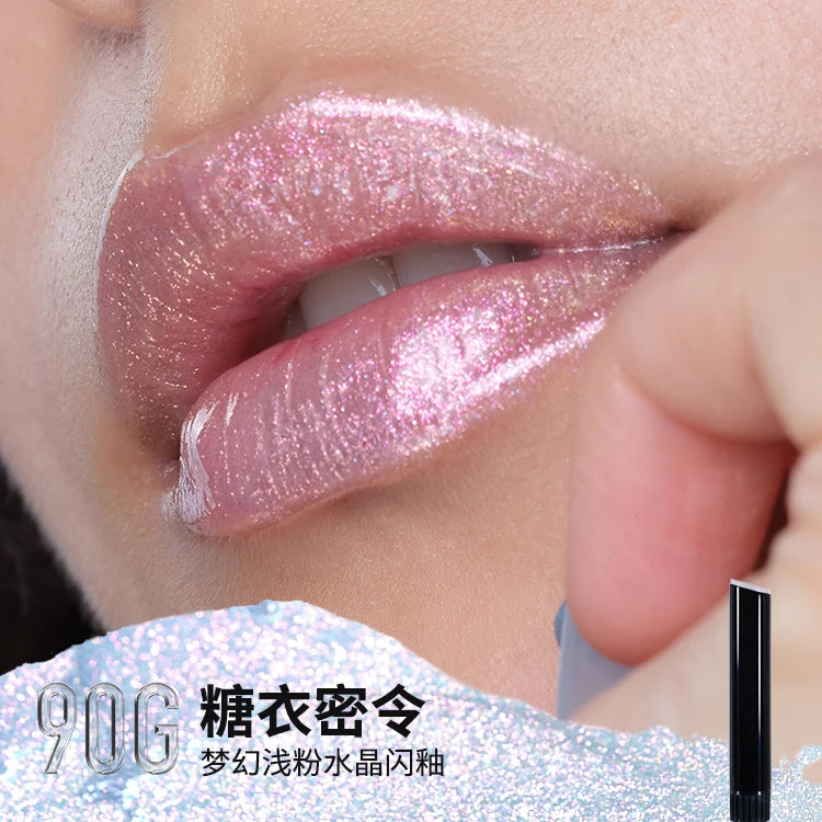 Kaleidos Moon Arcade Glossy Lipstick – Replaceable Refill Core Glossy Lipstick HIP core 90G Cheat Code shell 04 Black