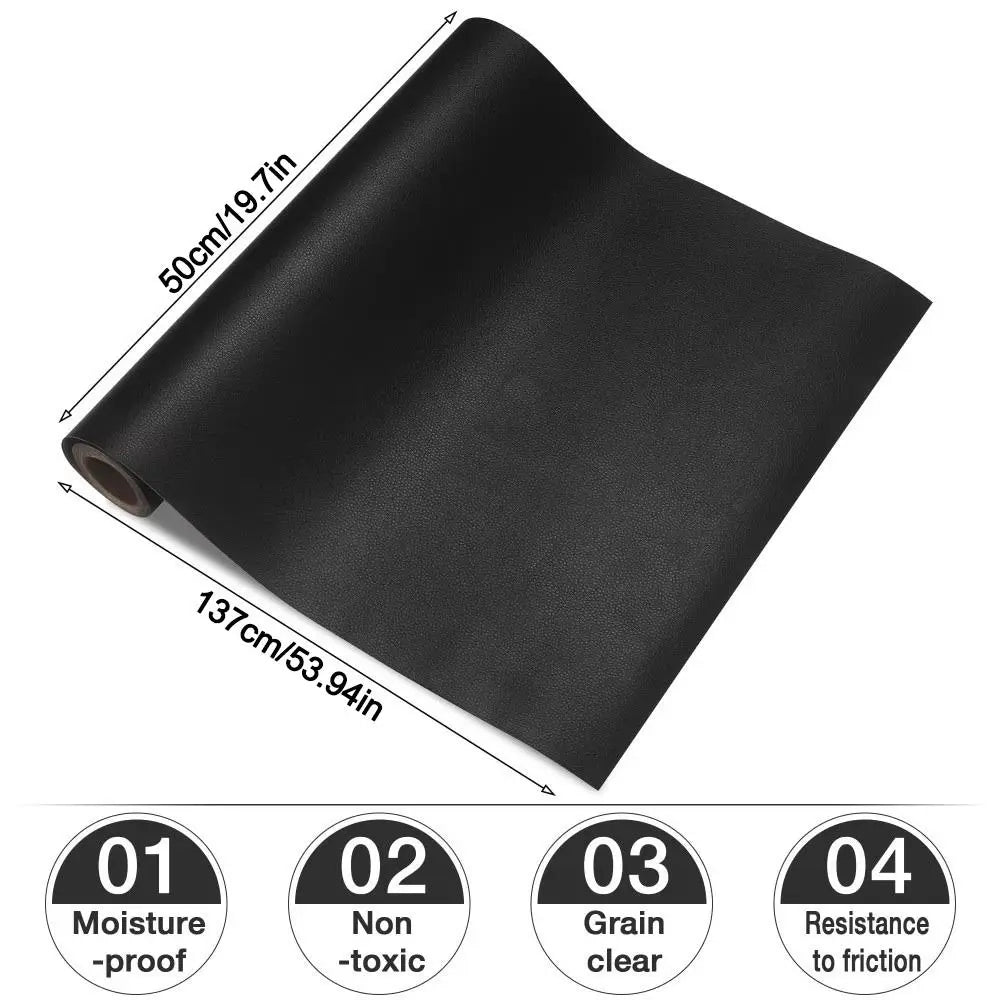Self-Adhesive PU Leather Repair Patch 50×137cm – 10 Colors Leather Repair Patch HIP