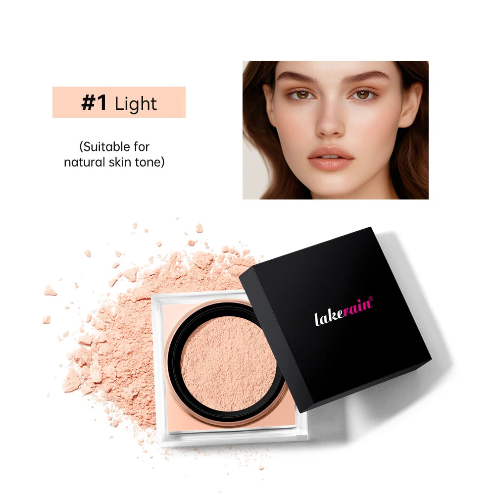 Loose Baking and Setting Powder Easy Bake Matte Finish Oil Control Blurring Effect Long Lasting Waterproof Cosmetics HIP 1Light