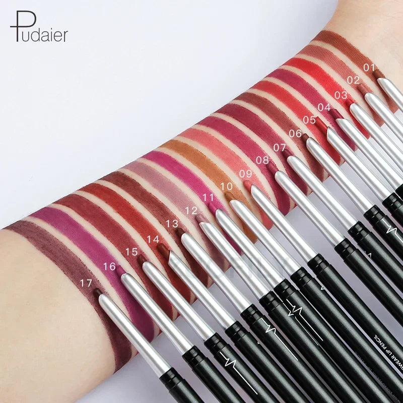 17Colors Portable Matte Pencil Lipstick Natural Long-lasting Waterproof Moisturizing Pen Lip Liner Makeup For Women HIP