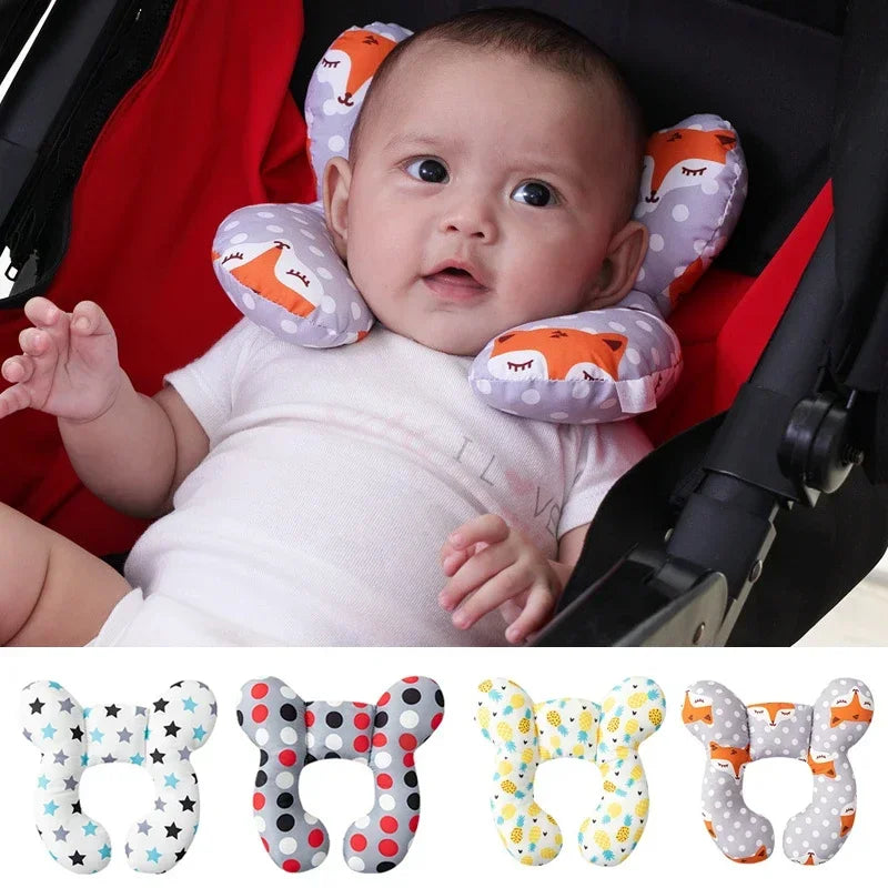 Baby U-Shape Head & Neck Support Pillow for Ages 0–3 Baby Headrest Pillow HIP