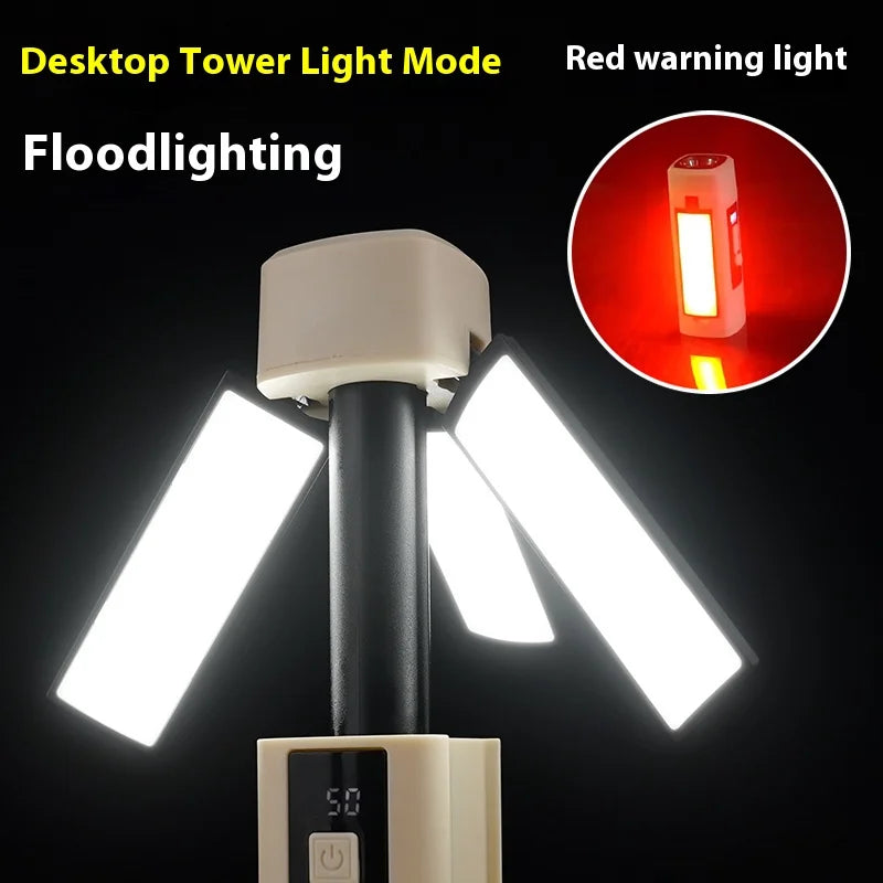 ESMARTER Foldable LED Camping Lantern – 7 Modes, Magnetic LED Camping Lantern HIP