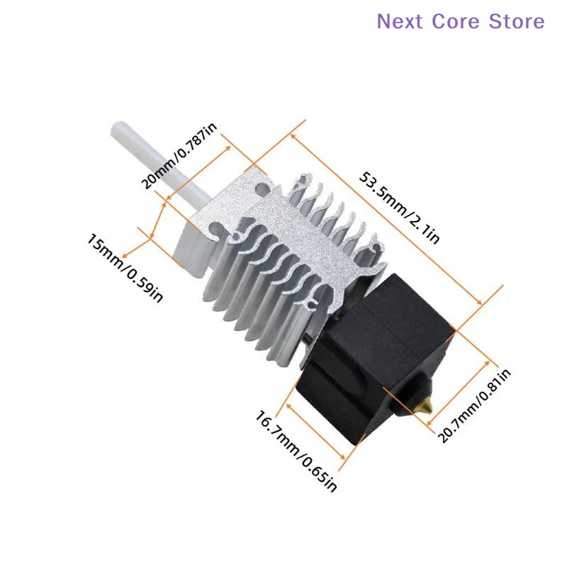 Ender 3 V3 SE All-Metal Hotend Nozzle Kit – Stainless Steel 3D Printer Hotend Kit HIP