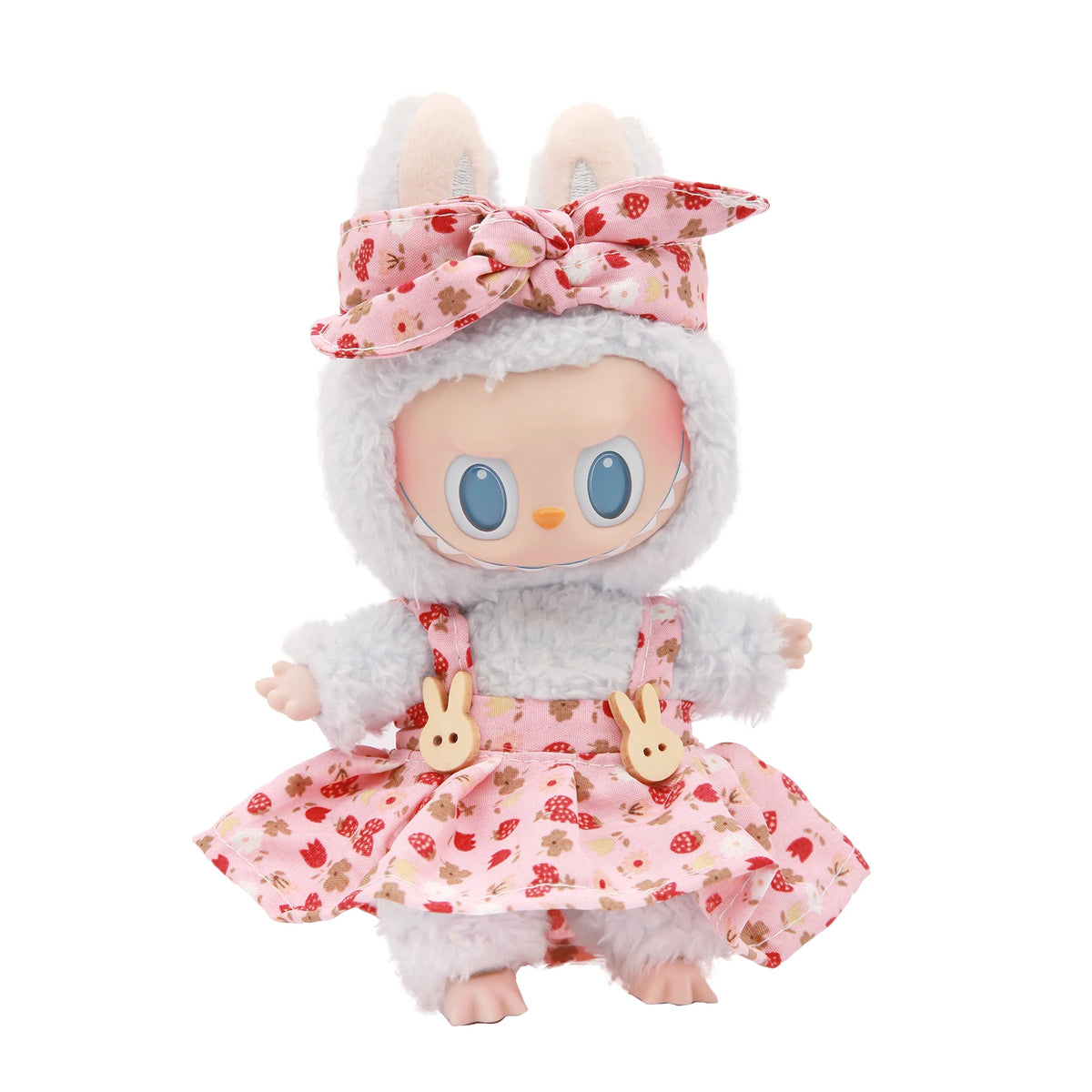 Plush Vinyl Face Labubu Doll Clothes Skirts Plush Bag Charm Little Clothes Hairband Girl Juguates&Doll Accessories Fashion Toys HIP
