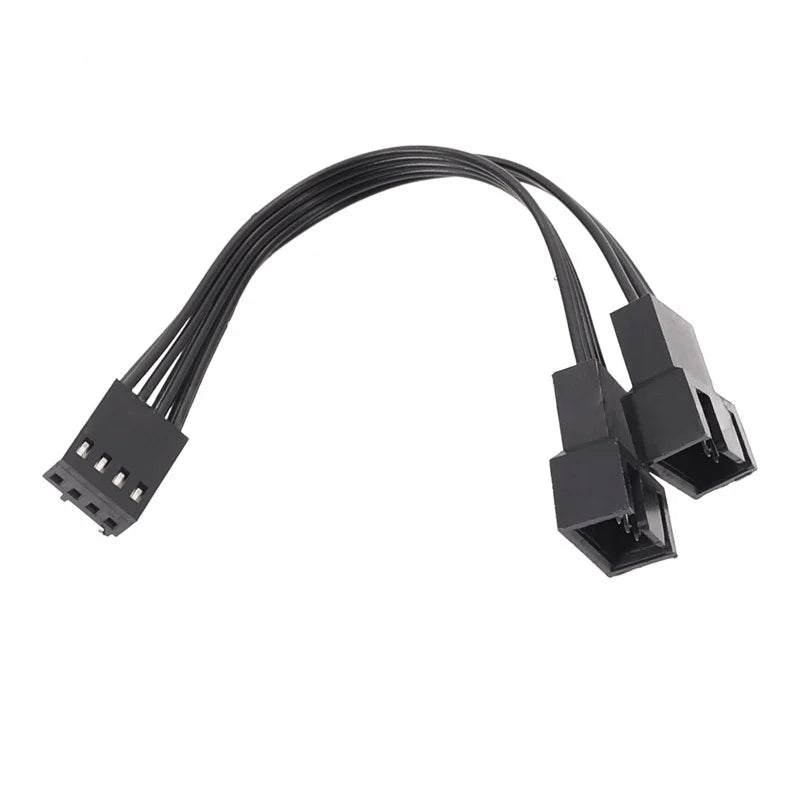 4-Pin to Dual 3-Pin PWM Fan Splitter Y Cable | PC Cooling Fan Splitter Cable HIP