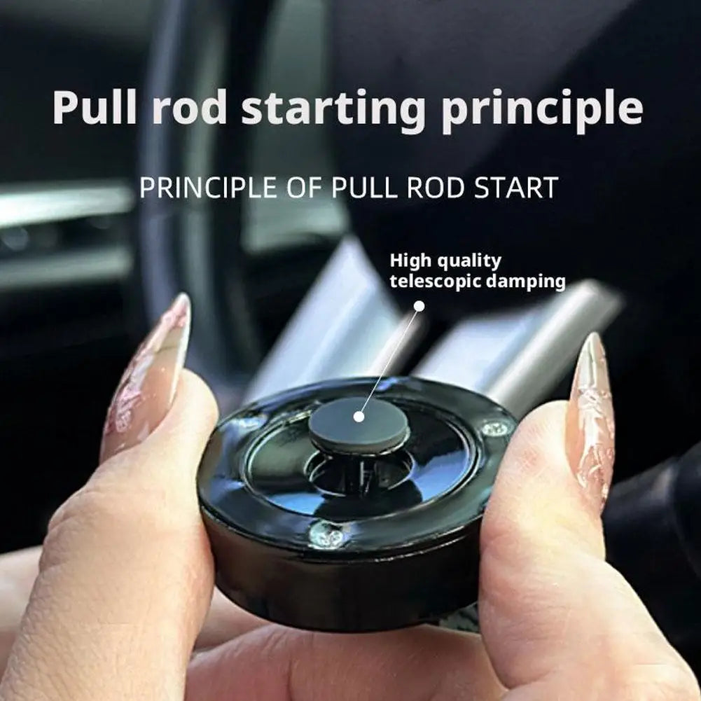 Car One-Touch Start Button Cover Rocker Automotive Interior Accessory Retro Joystick Decoration Universal New Car Gift HIP