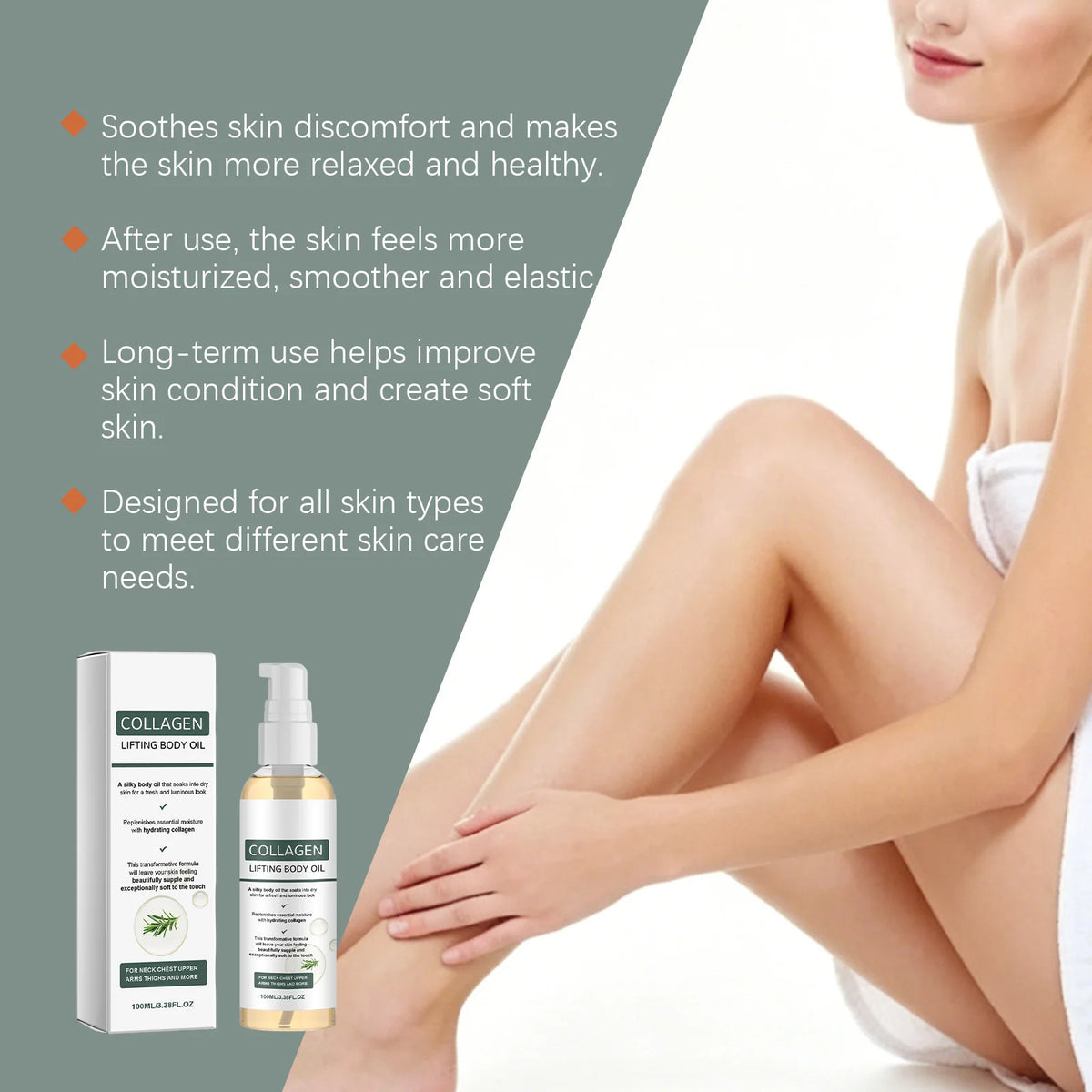 100ml Collagen Lifting Body Oil – Firming & Tightening Firming Body Oil HIP