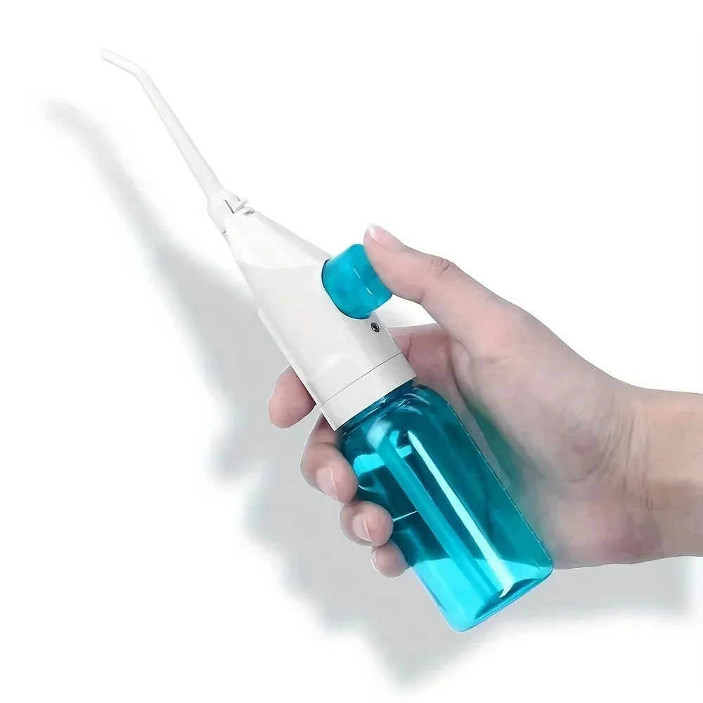 Portable Manual Water Flosser – Travel Oral Irrigator Manual Water Flosser HIP