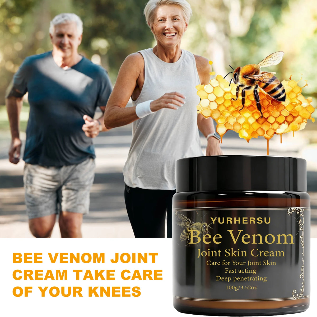 Honeybee Venom Foot & Joint Care Cream 100g | YURHERSU Foot Care Cream HIP