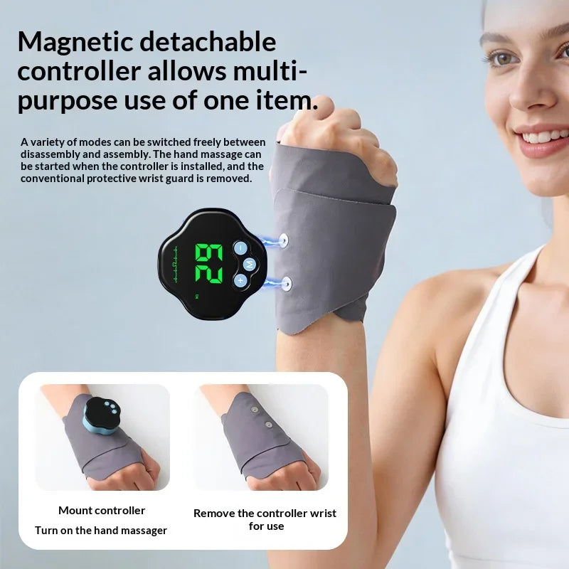EMS Microcurrent Wrist Massager – 10 Modes, 29 Levels | CAMMUO EMS Wrist Massager HIP