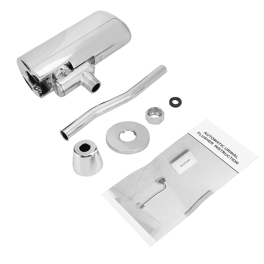 Bathroom Toilet Wall Mounted Automatic Sensor Touchless Urinal Flush Valve Urinal Valve Sensor HIP