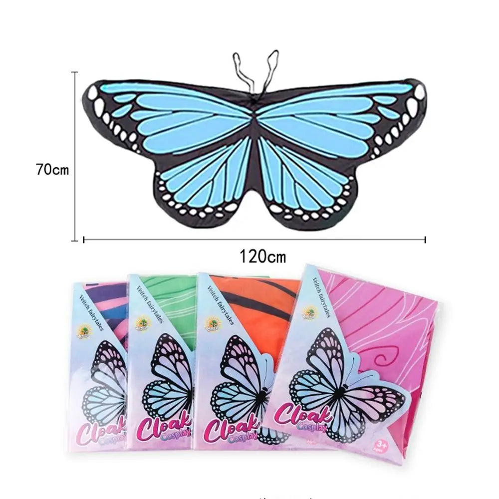 Kids Butterfly Angel Wings Cape & Mask Halloween Costume Kids Costume Set HIP