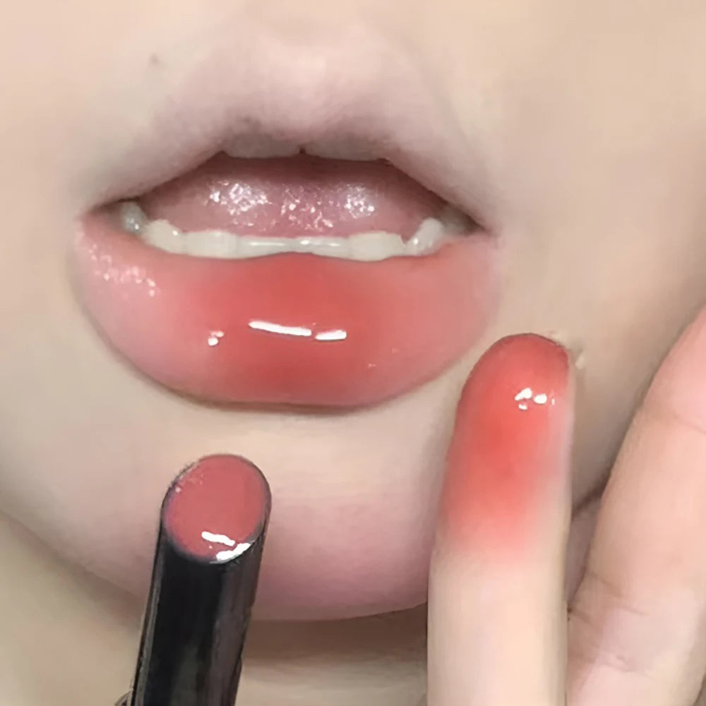 Mirror Glass Lip Glaze Moisturizing Nude Lip Gloss Crystal Juicy Shine Lip Tint Long Lasting Non Fade Tender Girl Lips Cosmetic HIP