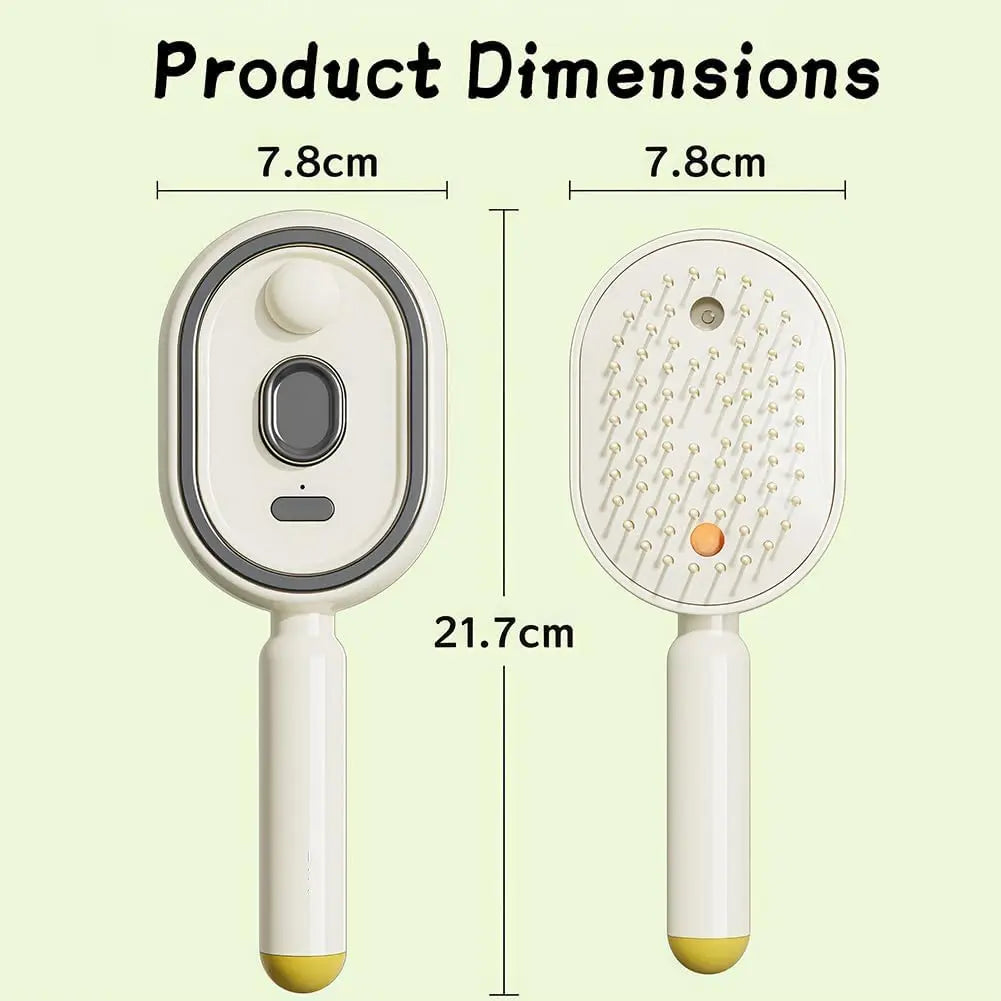 3-in-1 Electric Steam Hair Brush Comb – Mist & Ion Tech Electric Hair Comb HIP