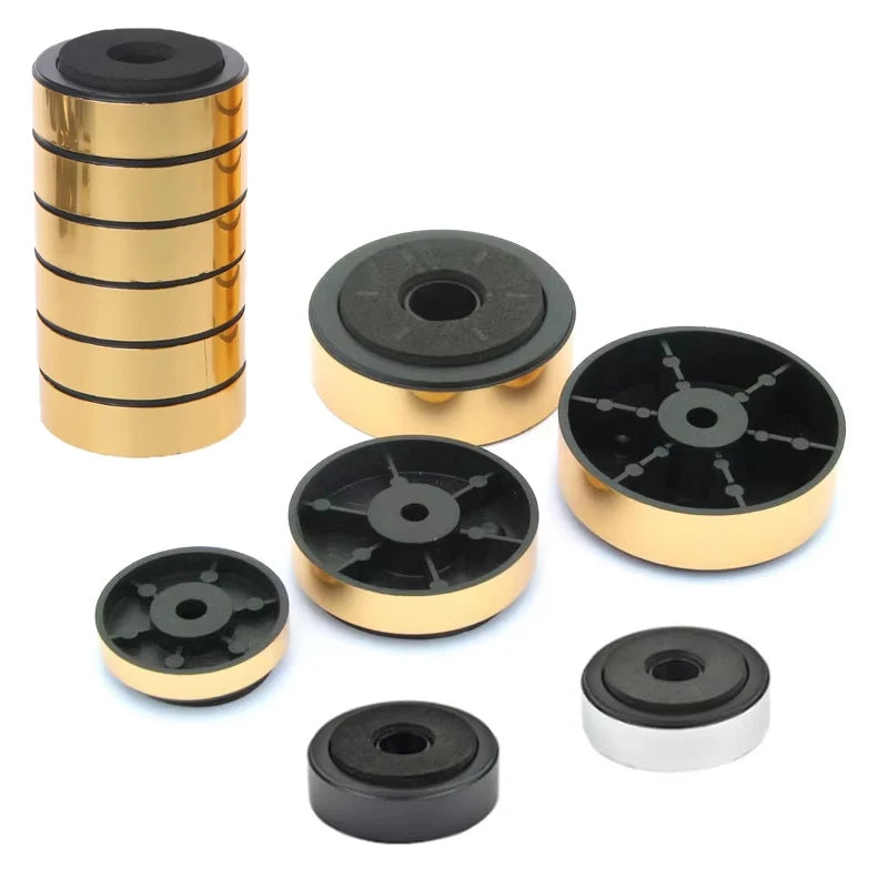 4-Pack HIFI Speaker Isolation Feet Pads – Shock Damping Stand Speaker Isolation Feet HIP