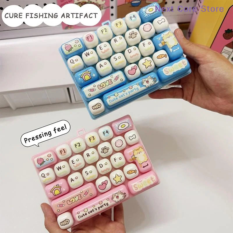 26-Key Mini Keyboard Fidget Toy – Cute Desk Décor & Gift Fidget Novelty Toy HIP