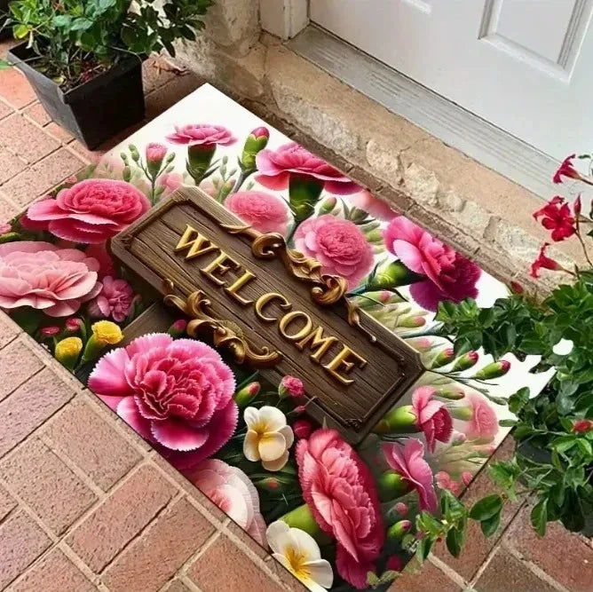 Bee & Daisy Non-Slip Entrance Mat – Indoor & Outdoor Rug Entrance Mat HIP