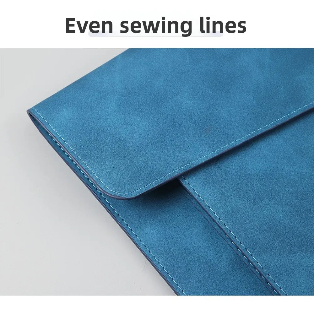 A4 PU Leather Document Bag – Large Capacity File Organizer Document File Bag HIP