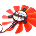87mm RX 570 RX 580 Replacement GPU Cooling Fan Pair FDC10U12S9-C GPU Replacement Fan HIP Red