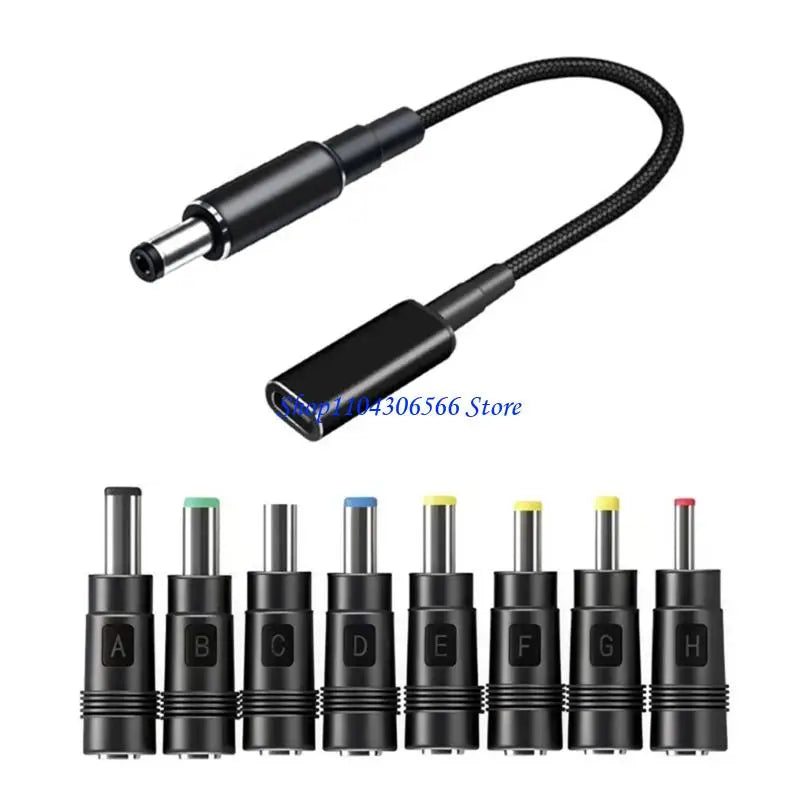 PD 100W Fast Charging Cable for Laptops – Multi-Adapter Kit Laptop Charging Cable HIP