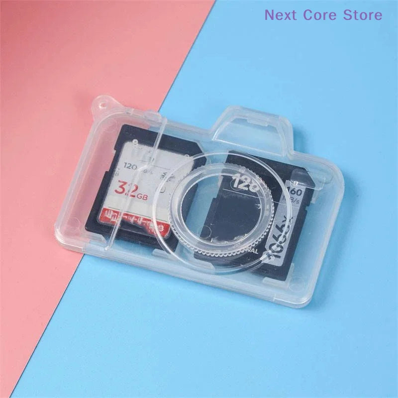 Camera-Shaped Memory Card Case – Compact Card Organizer Memory Card Case HIP