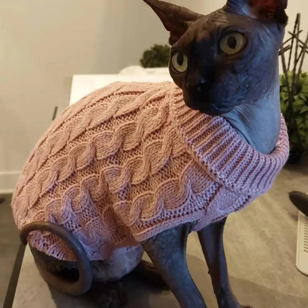 Puppy Dog Sweaters for Small Medium Dogs Cats Clothes Winter Warm Pet Turtleneck Chihuahua Vest Soft Yorkie Coat Teddy Jacket HIP