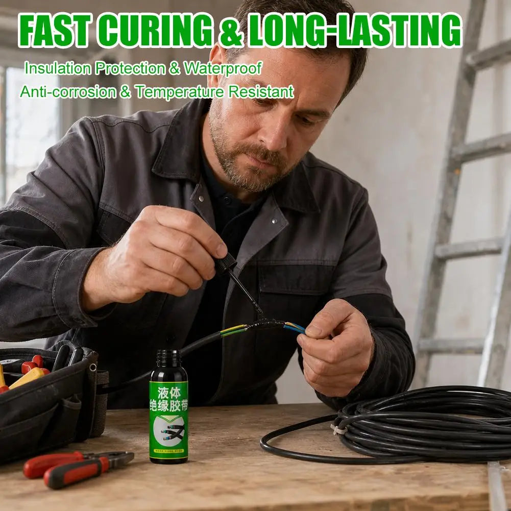 Waterproof Liquid Electrical Tape Insulating Tape Rubber Liquid Insulation Wire Cable Coat Fix Line Glue Sealant HIP