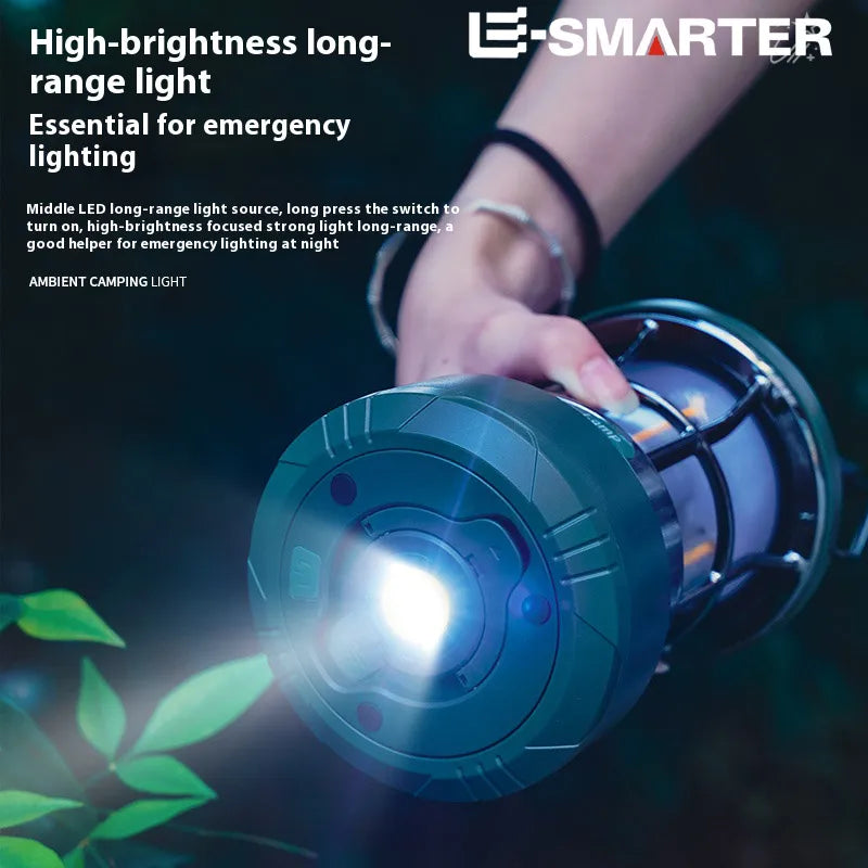 ESMARTER LED Camping Lantern with 15M String Lights & Dimmer Camping Lantern HIP