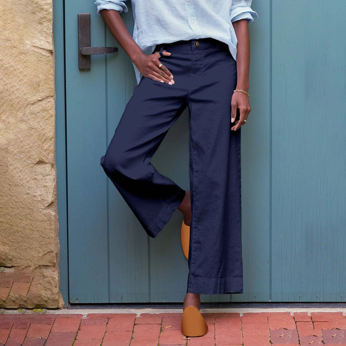 Women's Wide Leg Work Pants – High Waist Business Casual Wide Leg Trousers HIP
