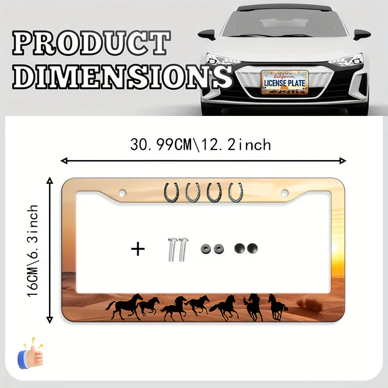 License Plate Frames for USA & Canada – Durable Unisex License Plate Frame HIP