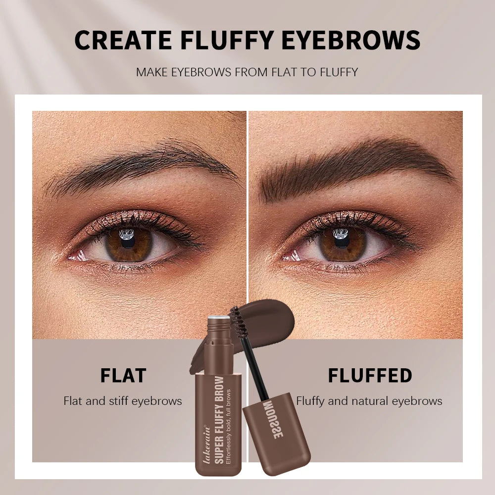 Superfluff Volumizing Brow Mousse Eyebrow Gel Thick Eyebrows Tint Tinted Brow Gel Multiple Color Long-Lasting Waterproof Makeup HIP