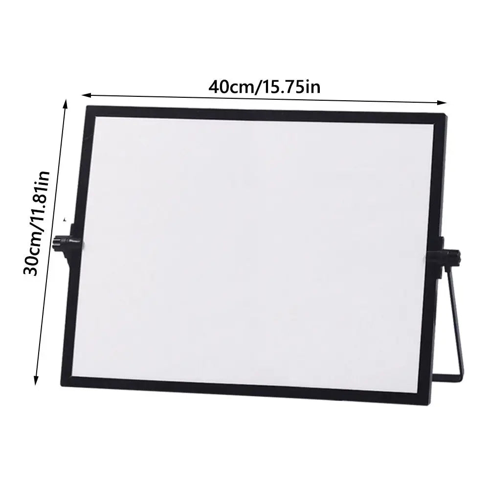 Foldable Double-Sided Desktop Whiteboard with Stand – 30×40cm Desktop Whiteboard HIP