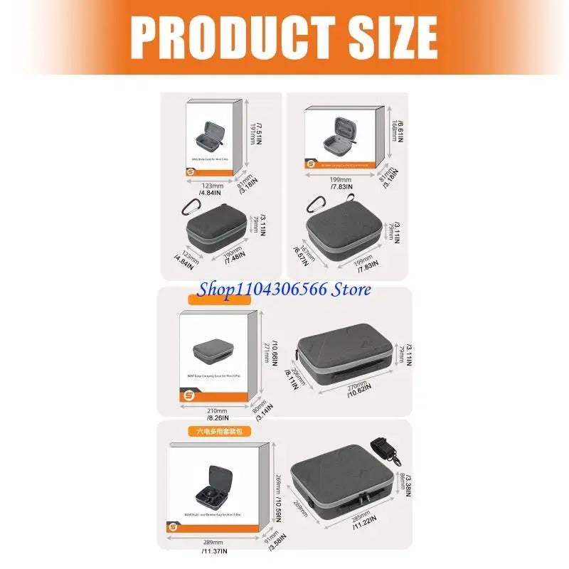 EVA Hard Shell Storage Bag for Lito1 & Accessories EVA Carry Case HIP