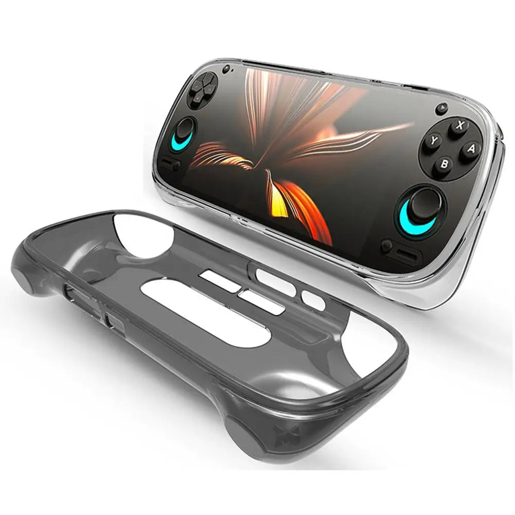 For Retroid Pocket 5 TPU Transparent Protective Case Anti-Slip Ergonomic Design Protective Cover Handheld Game Console Shell HIP